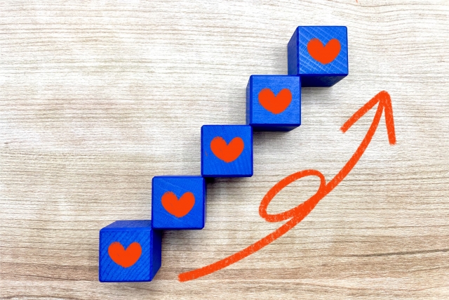 目的に向かって